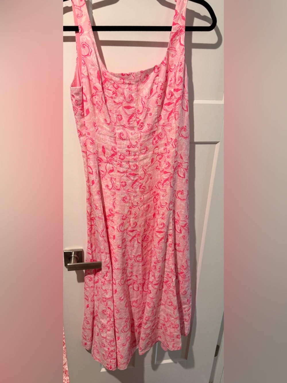Lilly Pulitzer Pink Paisley-Print Maxi Skirt